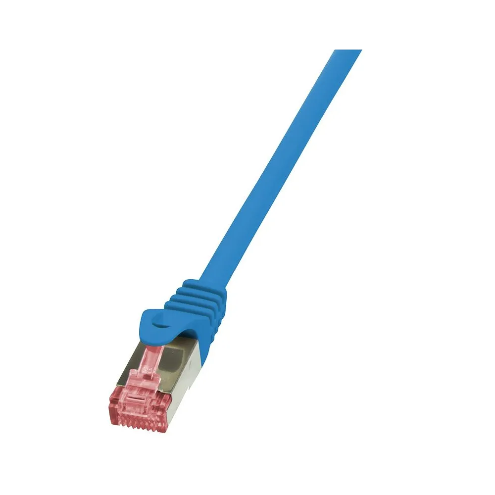 Patchcord Logilink, Cat6, S/FTP, 0.5m, Blue