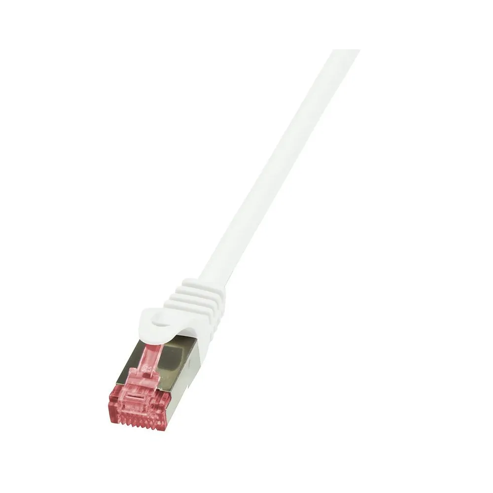 Patchcord Logilink, Cat6, S/FTP, 0.5m, White