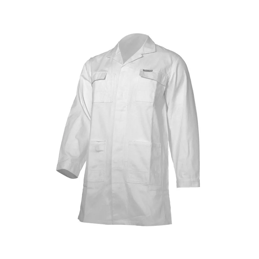 Halat lucru bumbac / alb - 2xl