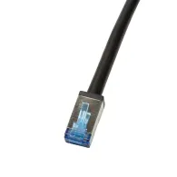 Patch cord s/ftp logilink cat6a cupru-aluminiu 20 m negru awg26 dublu ecranat outdoor cq7113s (include tv 0.8lei)