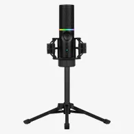 Mic rgb usb-a negru - cu tripod