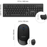 Philips spt6324b wireless keyboard-mouse  technical specifications • product type: wireless Philips - 1