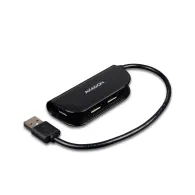 Hub USB Axagon HUE-X4B, 4x USB 2.0, Black