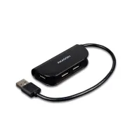 Hub USB Axagon HUE-X4B, 4x USB 2.0, Black
