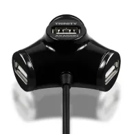 Hub USB Axagon HUE-X3B, 4x USB 2.0, Black