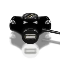 Hub USB Axagon HUE-X3B, 4x USB 2.0, Black