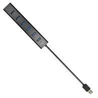 Hub USB Axagon HUE-SA7BP, 7x USB 3.2 gen 1, Black