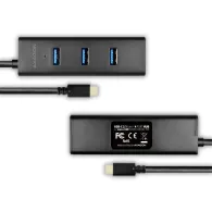 Hub USB Axagon HUE-S2C, 4x USB 3.2 gen 1, Black