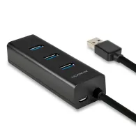 Hub USB Axagon HUE-S2BL, 4x USB 3.2 gen 1, Black