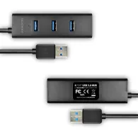 Hub USB Axagon HUE-S2BL, 4x USB 3.2 gen 1, Black