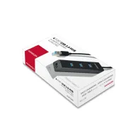 Hub USB Axagon HUE-S2BL, 4x USB 3.2 gen 1, Black