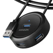 Hub USB Axagon HUE-P1AL, 4x USB 3.2 gen 1, Black