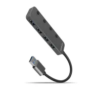 Hub USB Axagon HUE-MSA, 4x USB 3.2 Gen1, Grey