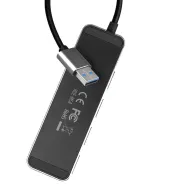 Hub USB Axagon HUE-MSA, 4x USB 3.2 Gen1, Grey