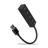 Hub USB Axagon HUE-M1A, 4x USB 3.2 Gen1, Black