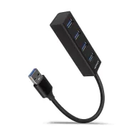 Hub USB Axagon HUE-M1A, 4x USB 3.2 Gen1, Black