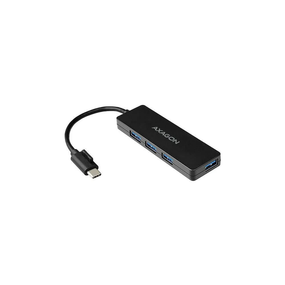 Hub USB Axagon Slim HUE-G1C, 4x USB 3.2 gen 1, Black