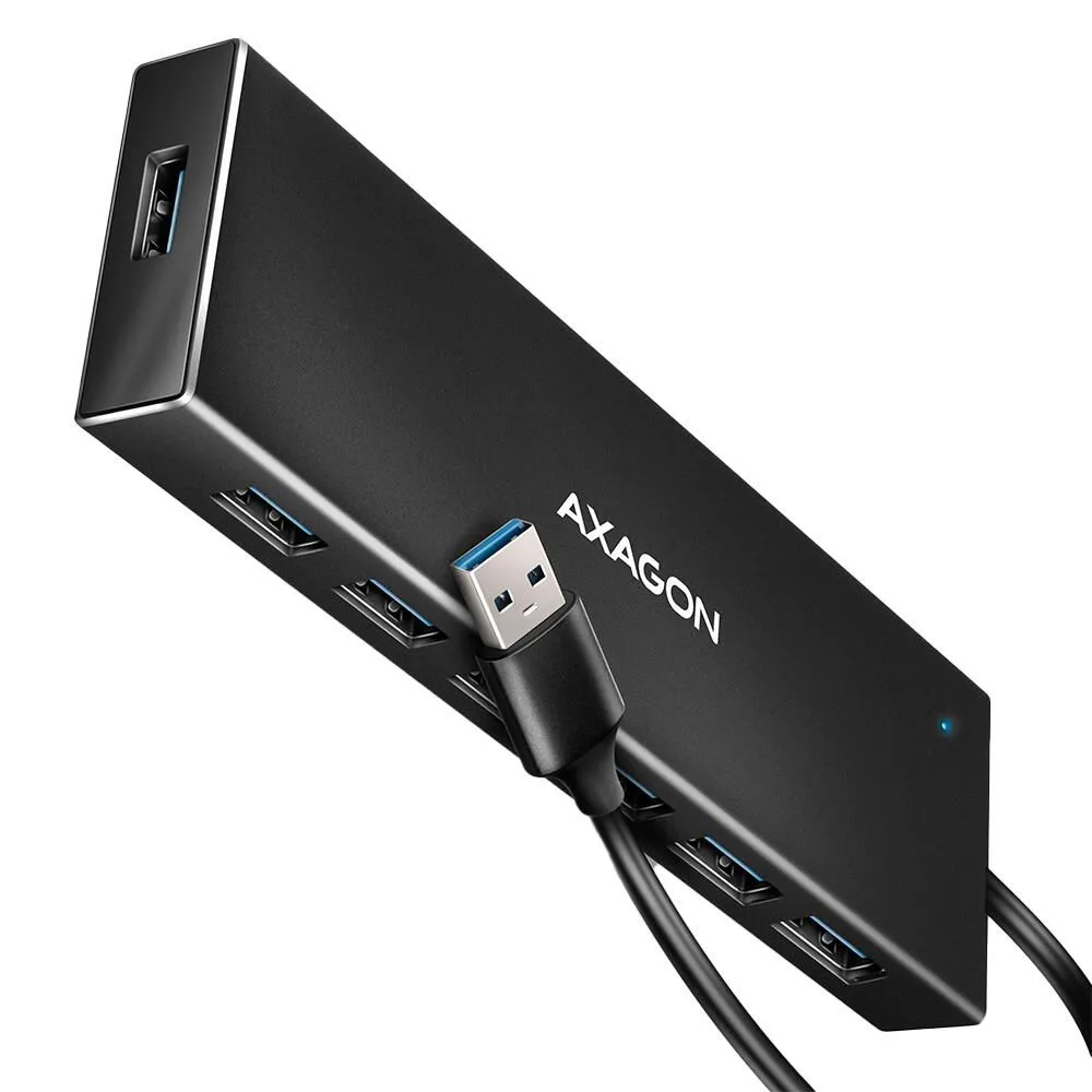 Hub USB Axagon HUE-F7A, 7x USB 3.2 Gen 1, Black