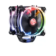 Raijintek leto pro cpu cooler black rgb-led - 2x12