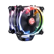 Raijintek leto pro cpu cooler black rgb-led - 2x12