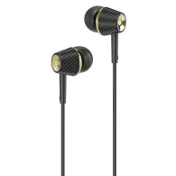 Handsfree casti in-ear hoco m70 cu microfon 3.5 mm negru Phone accessories - 1