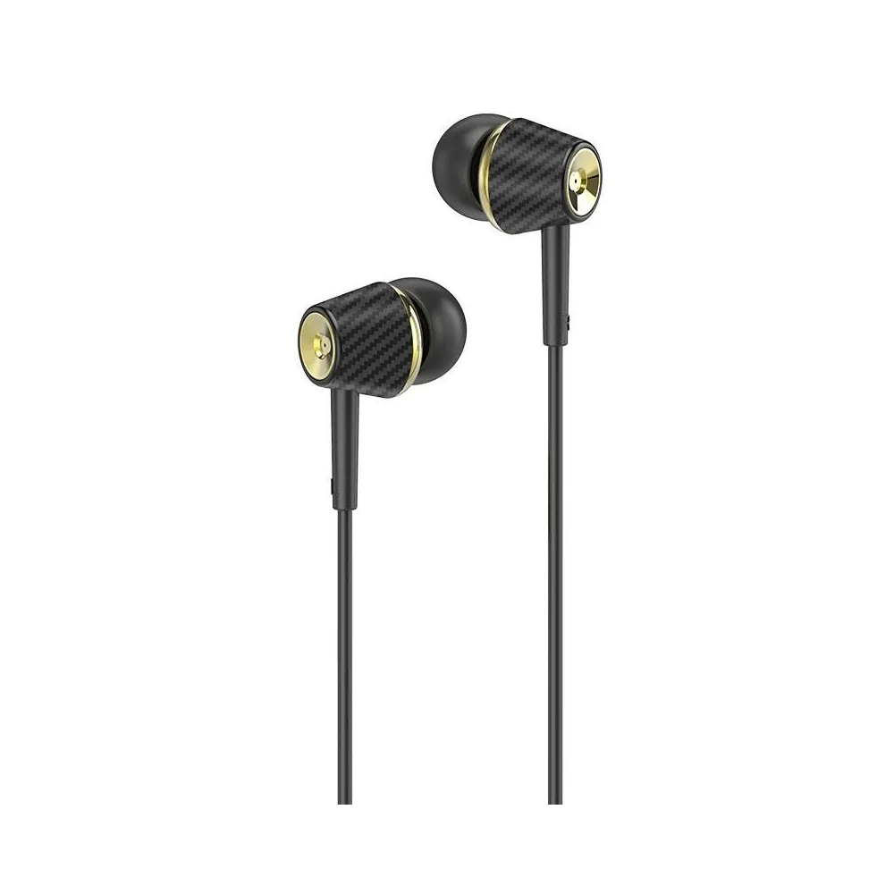 Handsfree casti in-ear hoco m70 cu microfon 3.5 mm negru Phone accessories - 1
