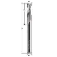 Freza cu 2 caneluri datron 0068620 2.0x3.175mm