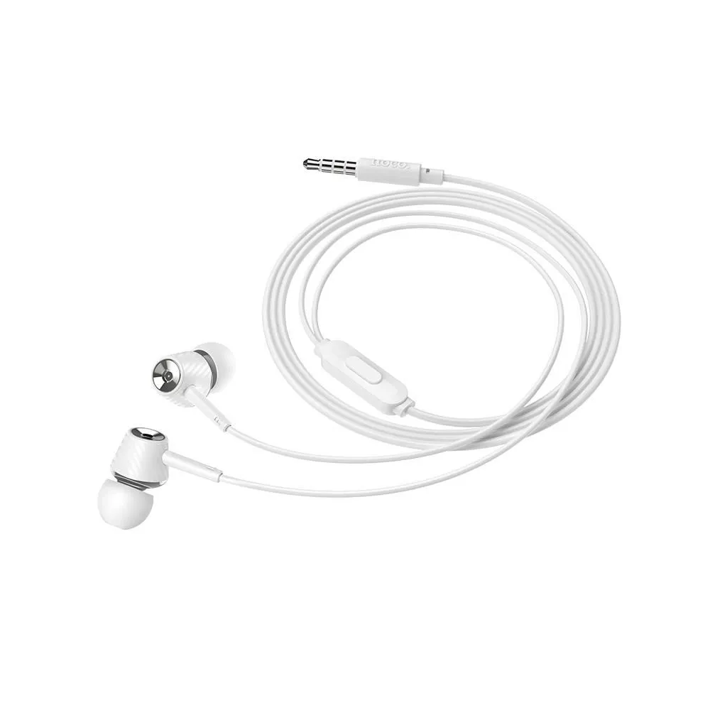 Handsfree casti in-ear hoco m70 cu microfon 3.5 mm alb Phone accessories - 1