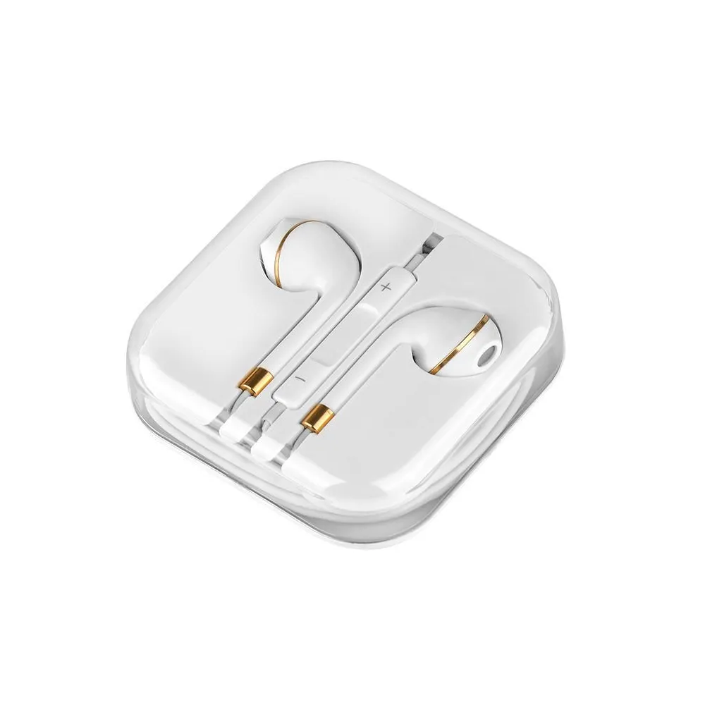 Handsfree casti in-ear hoco m1 cu microfon 3.5 mm alb Phone accessories - 1