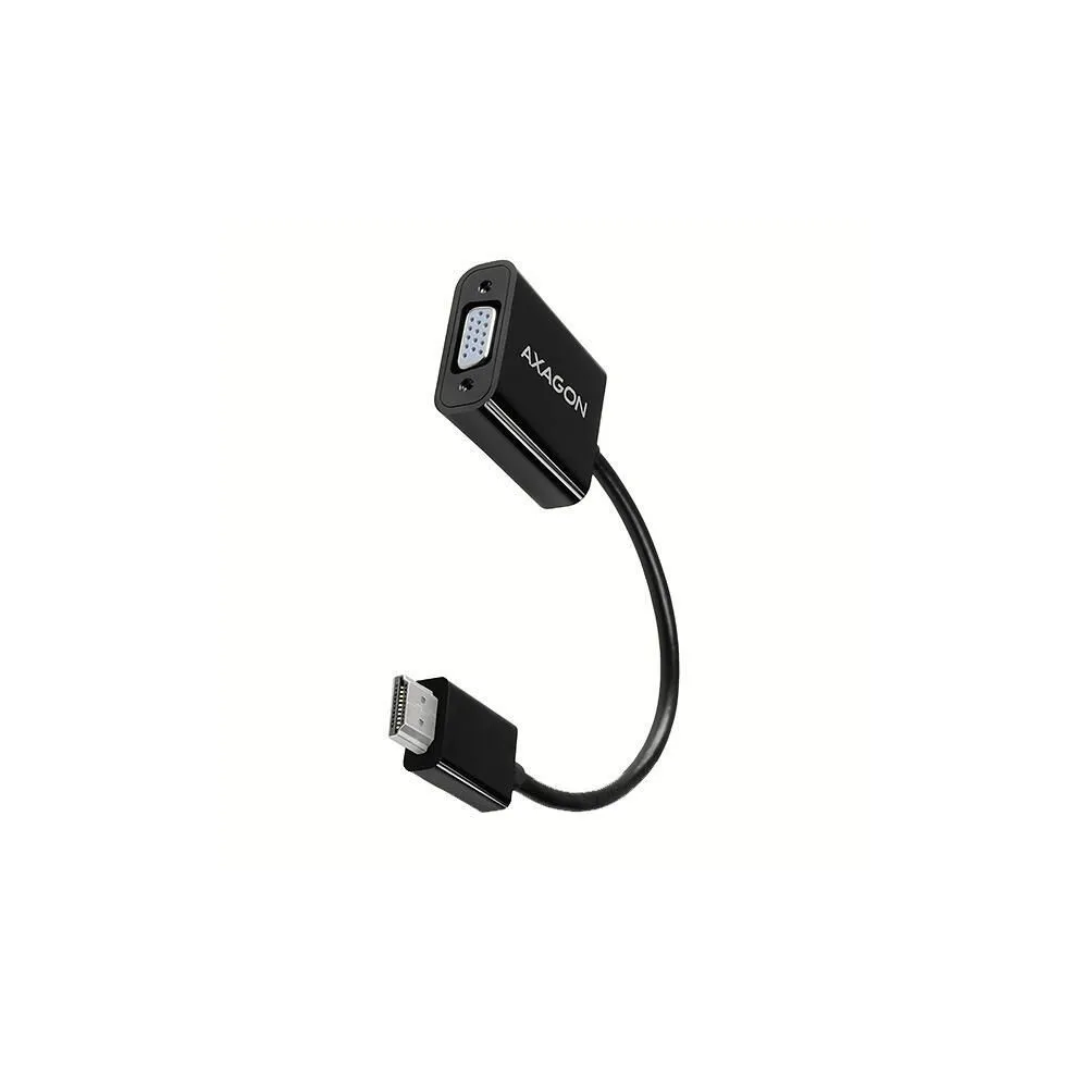 Adaptor Axagon, HDMI - VGA, 0.17m, Black