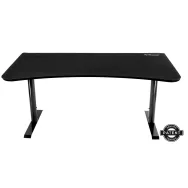 Birou Gaming Arozzi Arena, 1600x820mm, cable management, inaltime reglabila, pure black
