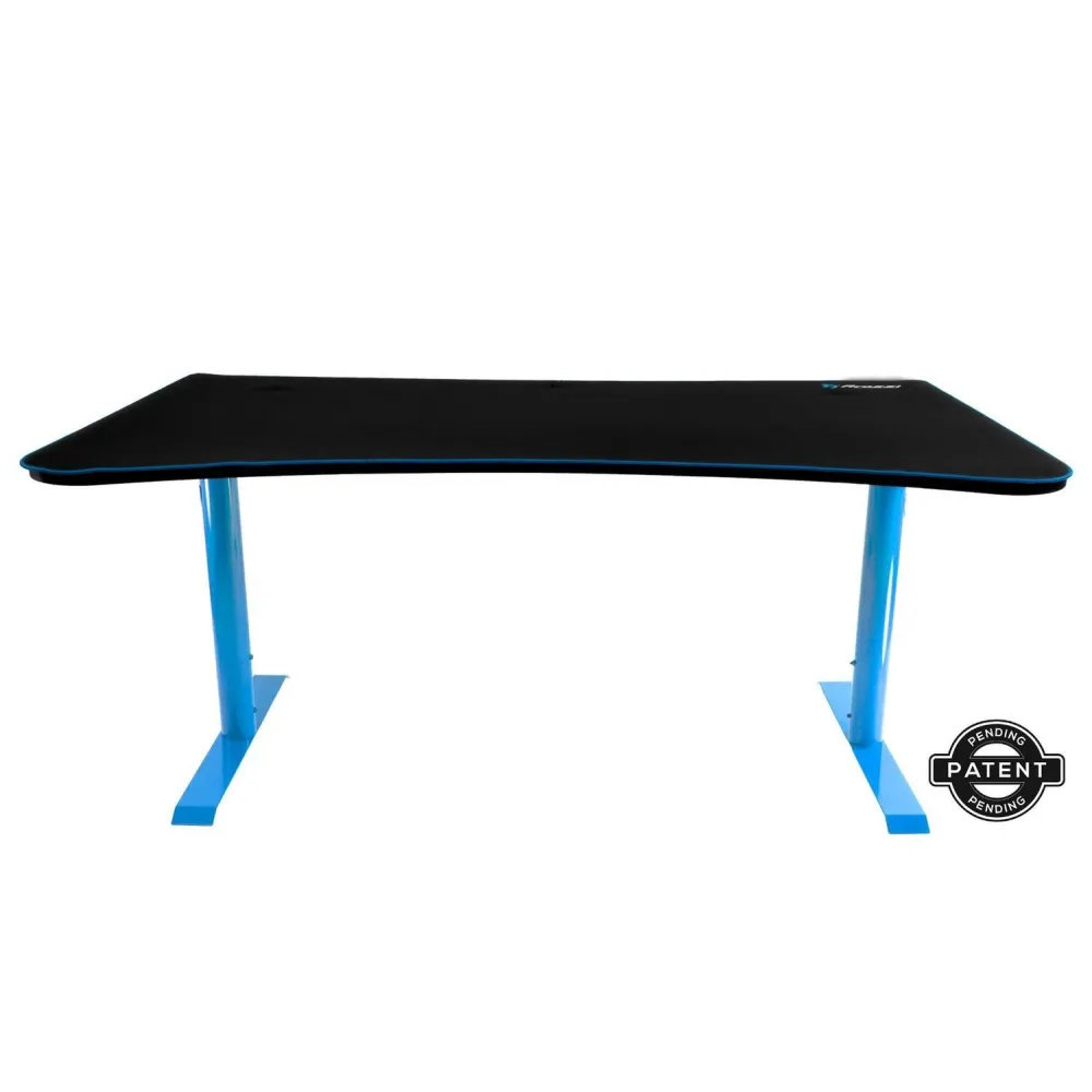 Birou gaming Arozzi Arena, 1600x800mm, cable management, blue/black