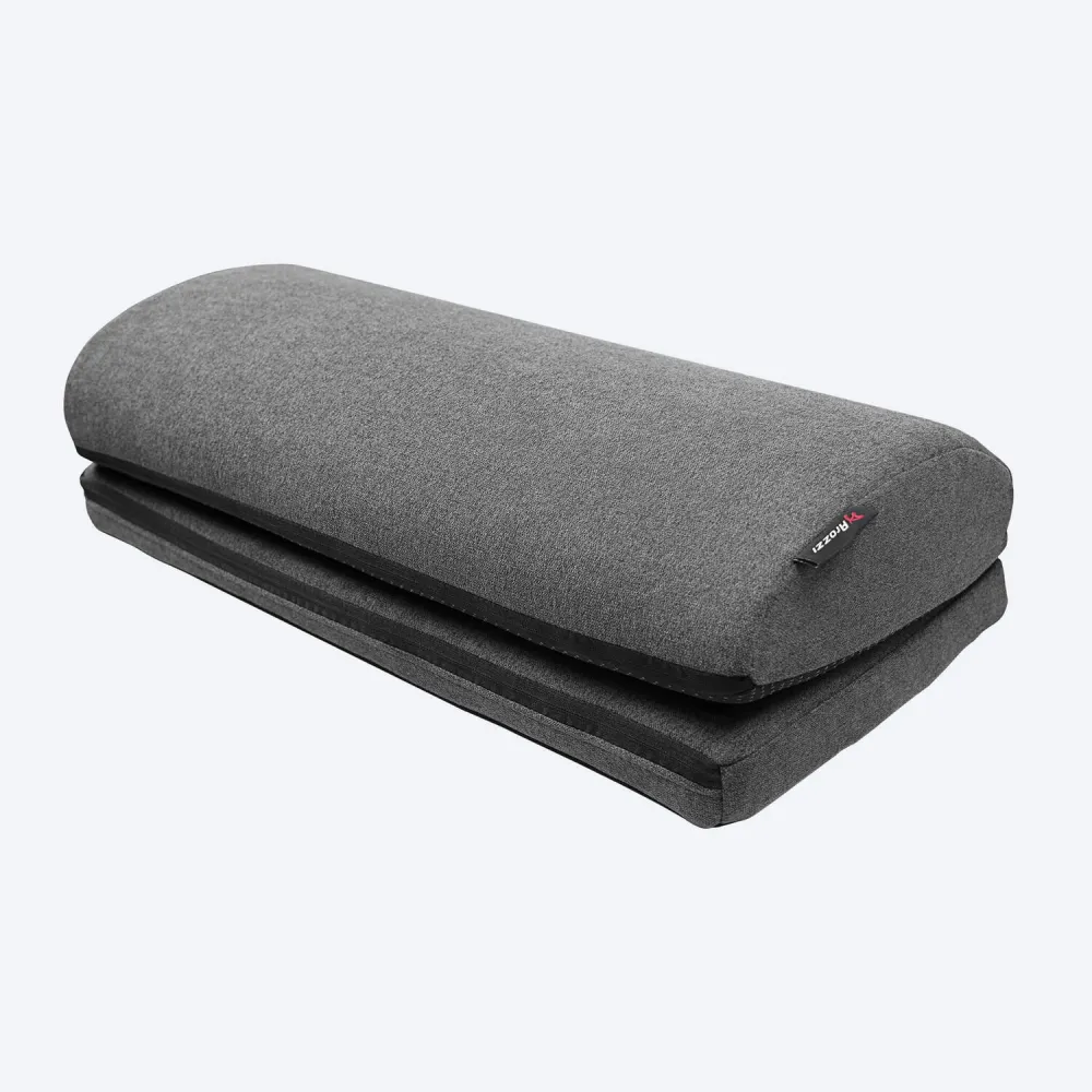 Perna suport picioare Arrozi, material textil, 615 x 180 x 310 mm, Gray