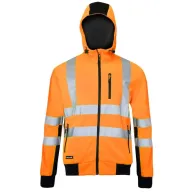 Jacheta reflectorizanta tip-hanorac / portocaliu -