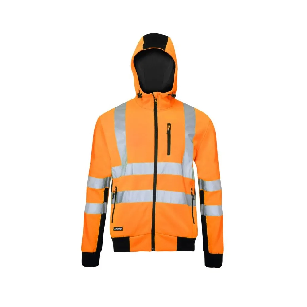 Jacheta reflectorizanta tip-hanorac / portocaliu -