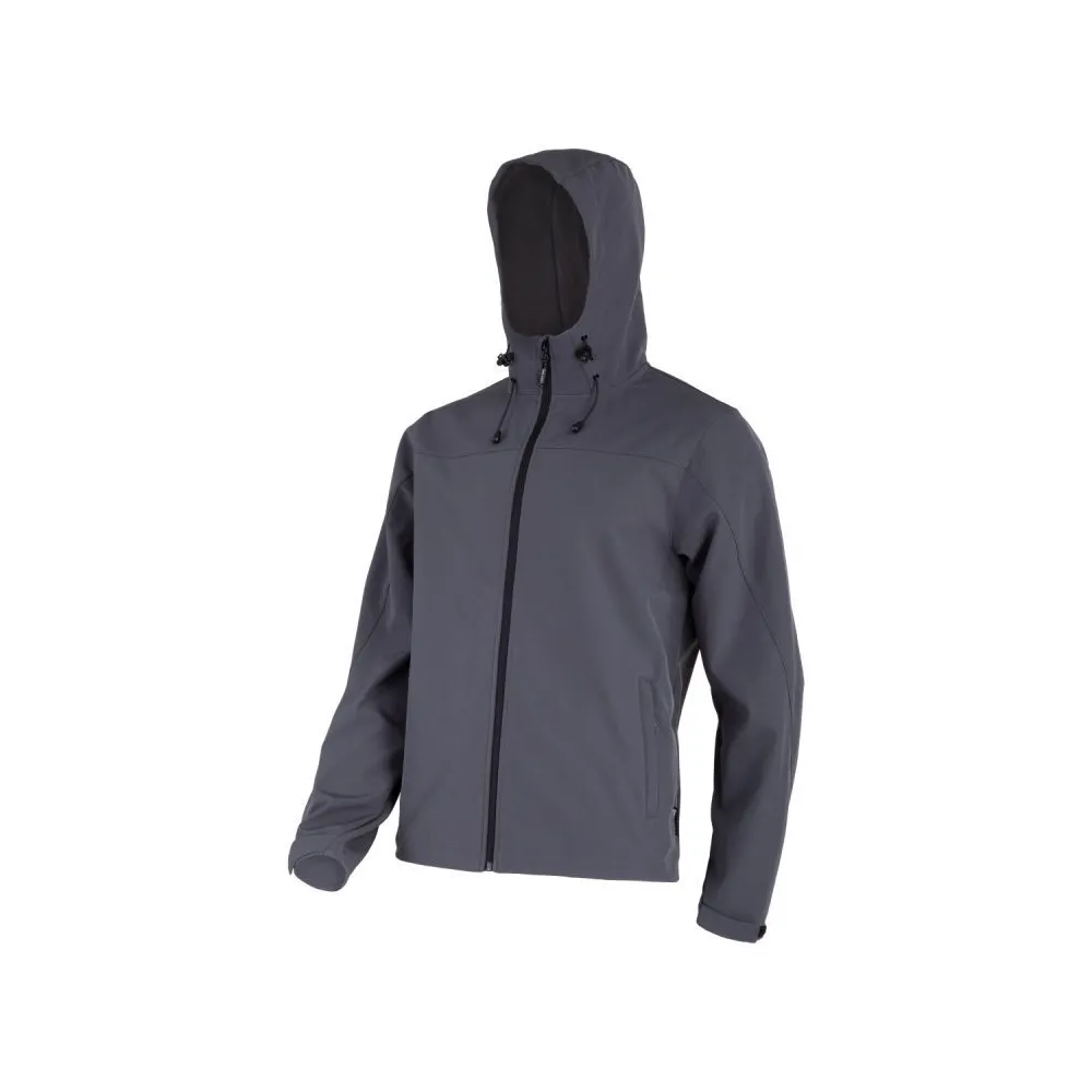 Jacheta elastica cu gluga / gri - xl