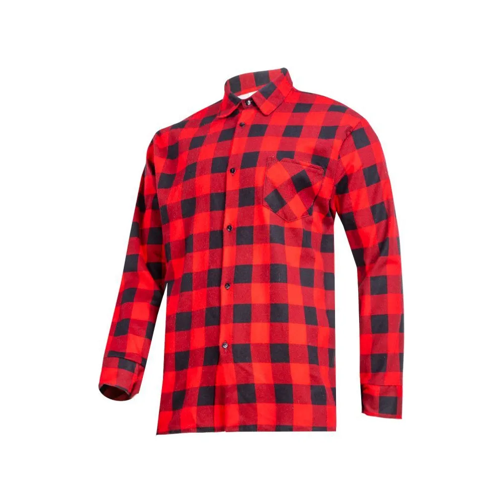 Camasa flanel cu carouri / rosu - l/h-176