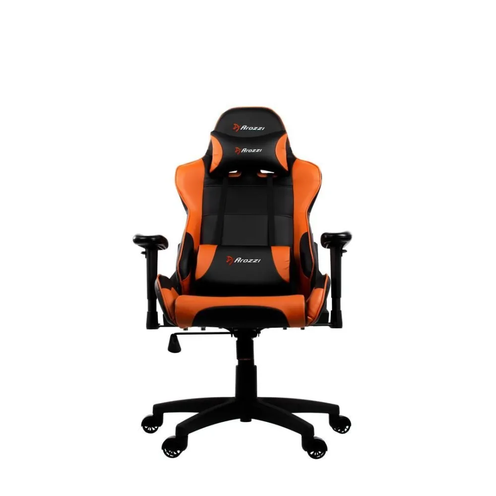 Scaun gaming Arozzi Verona V2, Black-Orange