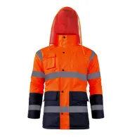 Jacheta reflectorizanta captusita / portocaliu - 2