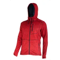 Jacheta cu imprimeu si gluga / rosu - 2xl