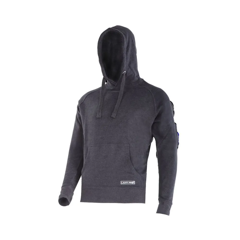 Jacheta hanorac premium cu gluga / negru - 2xl