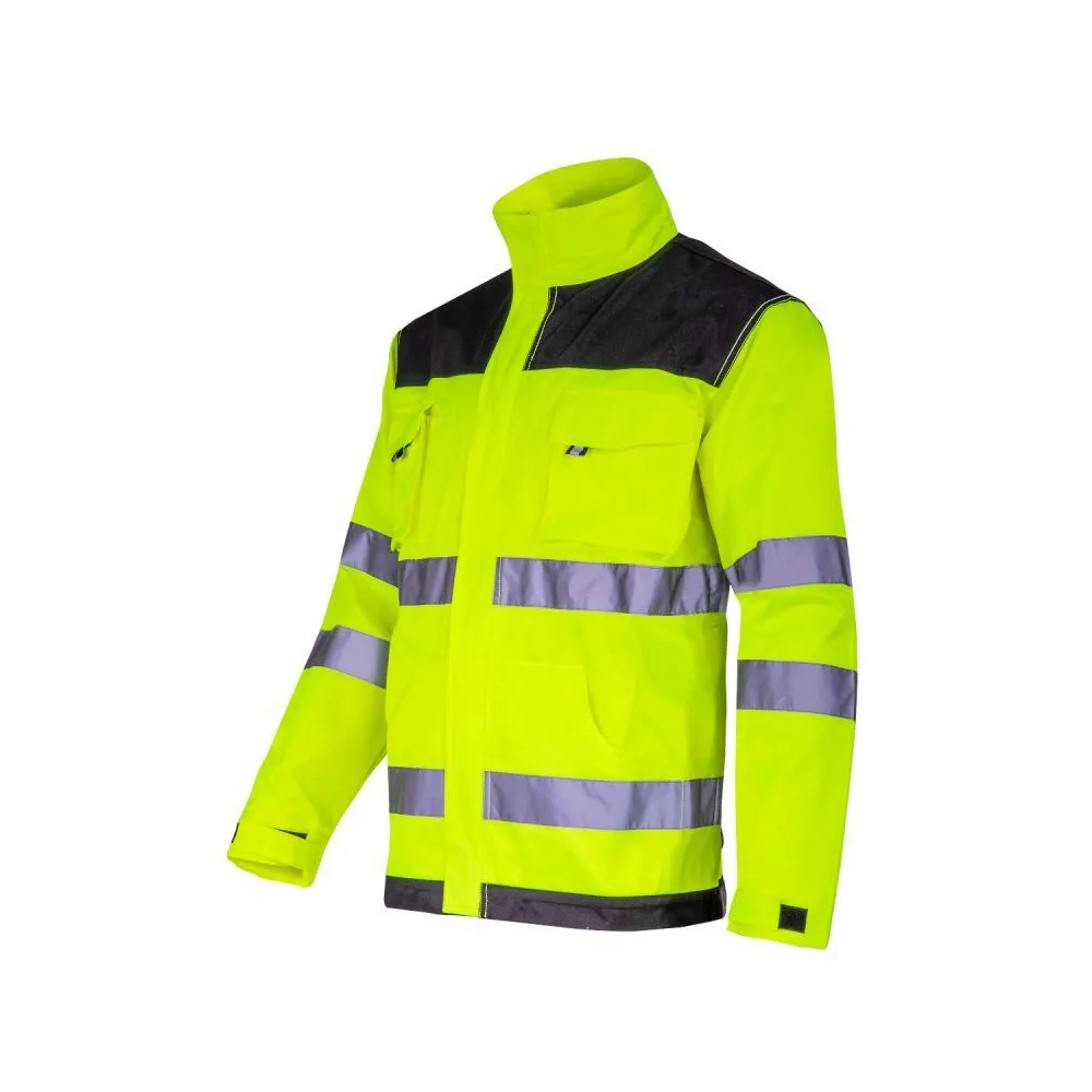 Jacheta reflectorizanta intarita / verde - 2xl