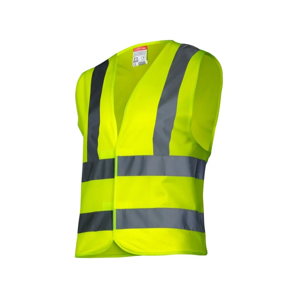 Vesta reflectorizanta cu patru benzi / verde - l