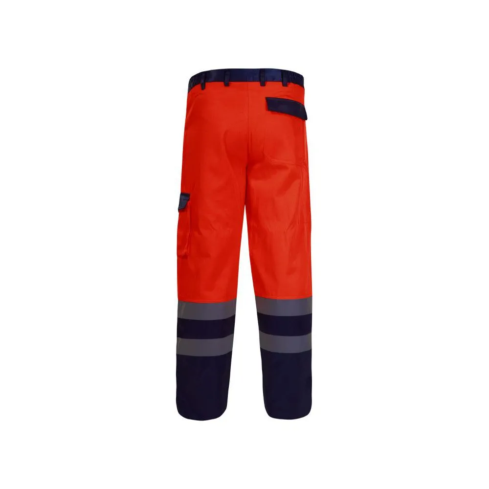 Pantalon reflectorizant / portocaliu - l