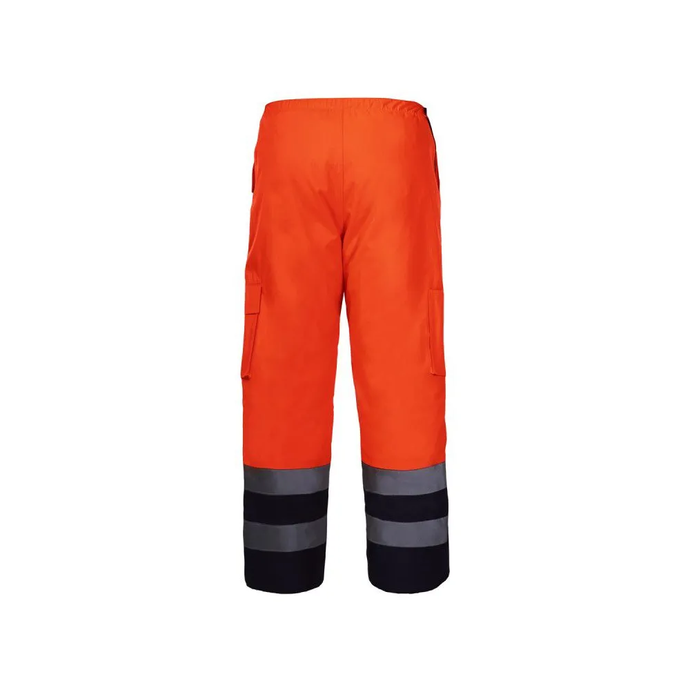 Pantalon reflectorizant captusit / portocaliu - l