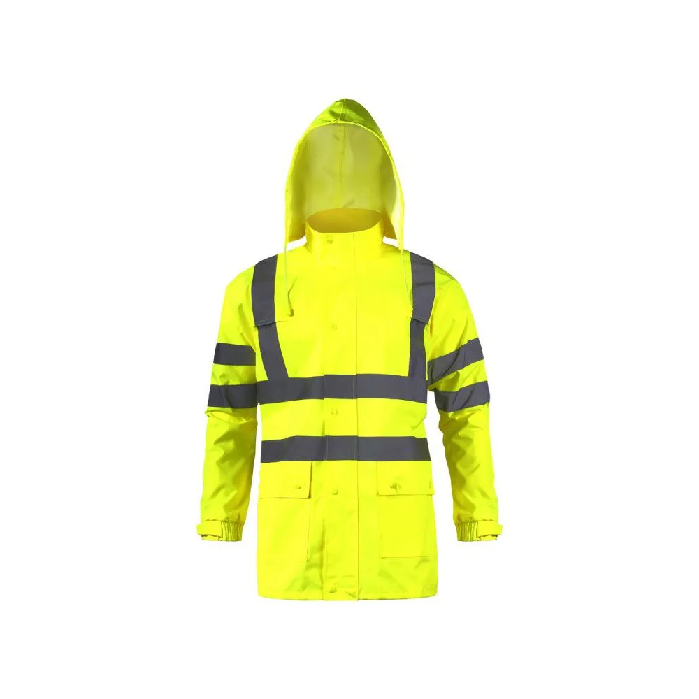 Jacheta reflectorizanta impermeabila / verde - 3xl