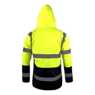 Jacheta reflectorizanta captusita / verde - 3xl