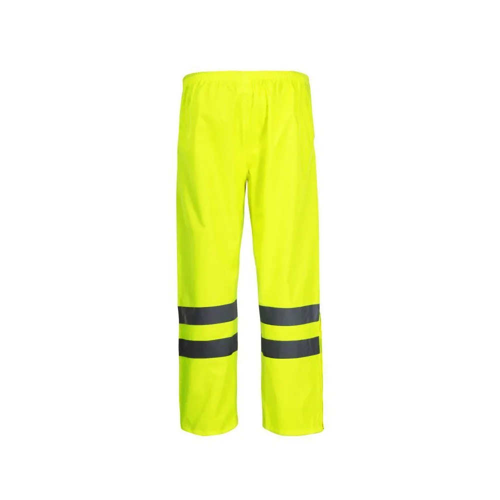 Pantalon reflectorizant impermeabil / verde - m
