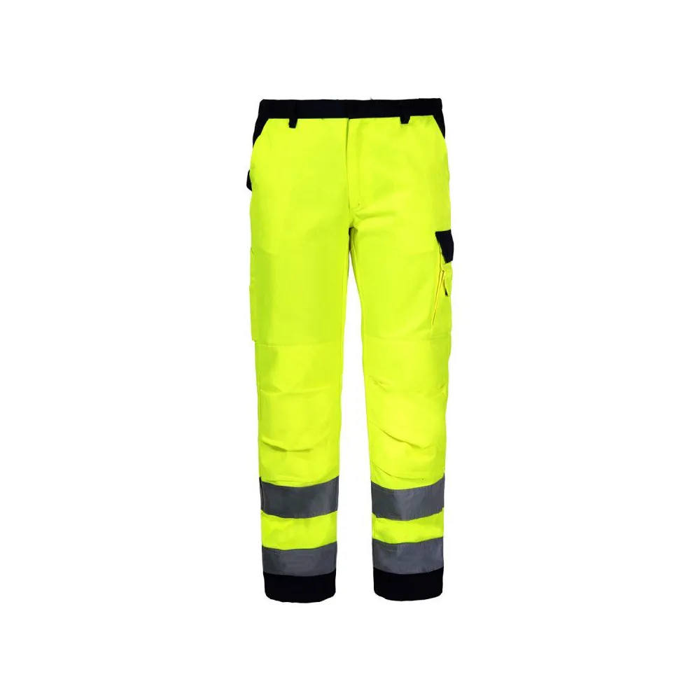 Pantalon reflectorizant premium / verde - 2xl