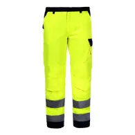 Pantalon reflectorizant premium / verde - s